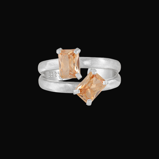 Duo Baguette Ring