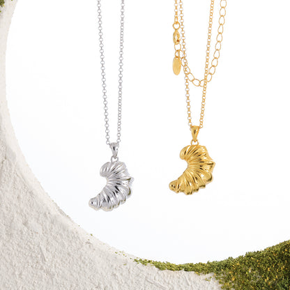 Croissant Charm Necklace